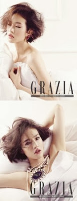 Menawannya Yoo Ji Ahn, Pacarnya Kim Woo Bin, di Majalah Grazia Edisi Terbaru