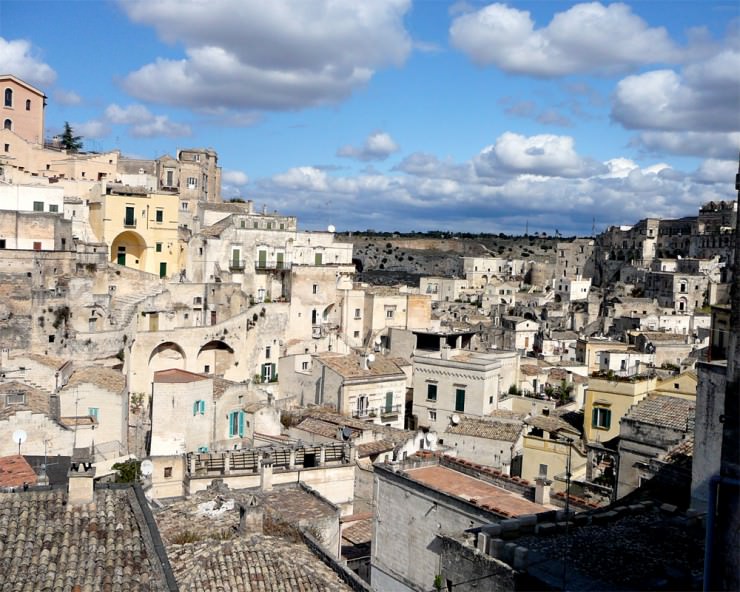 Ancient Cave Town Matera in Southern Italy Ancient Cave Town Matera in Southern Italy