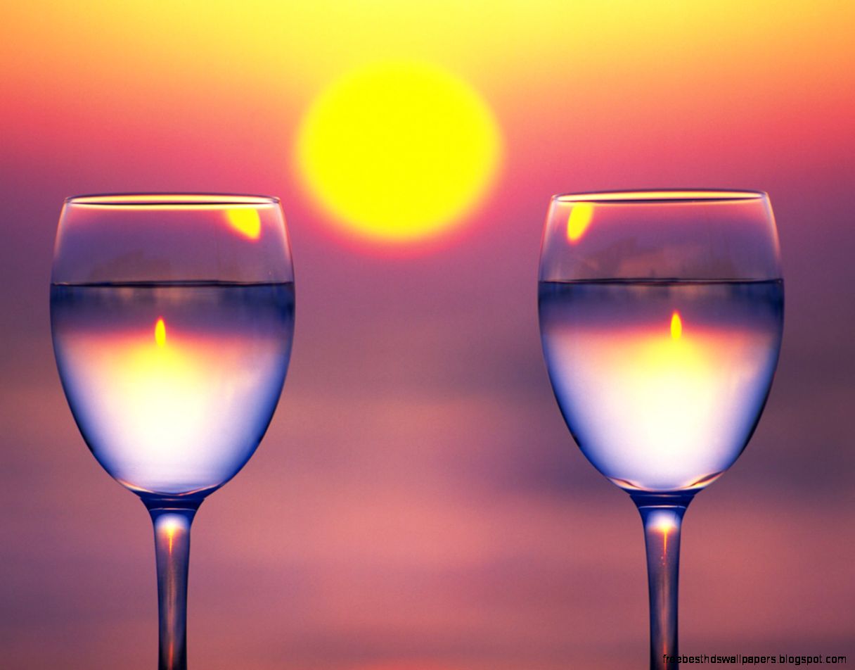 Sunset In A Glass Best Wallpaper HD Sunset In A Glass Best Wallpaper HD