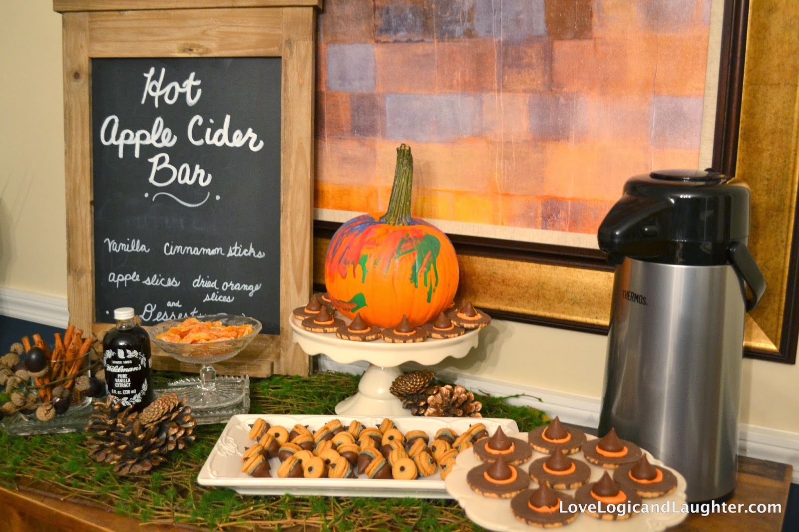 Hot Apple Cider Bar Logic & Laughter