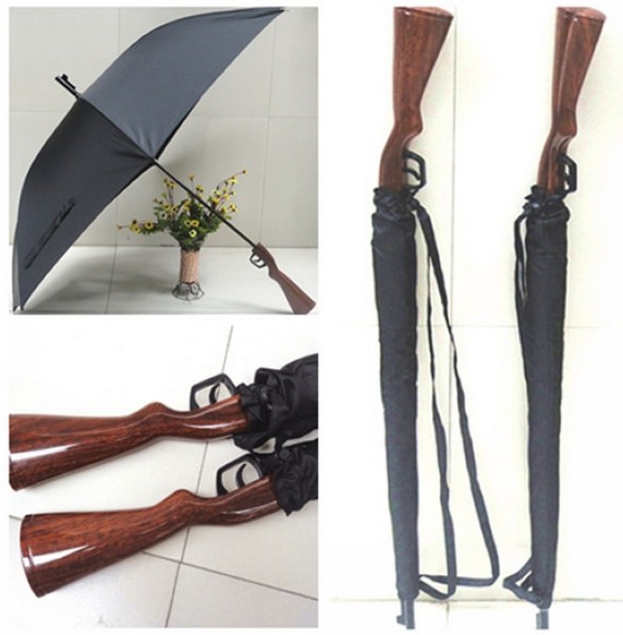 Novelties Creative life Creative poleaxe Rifle handle umbrella gun