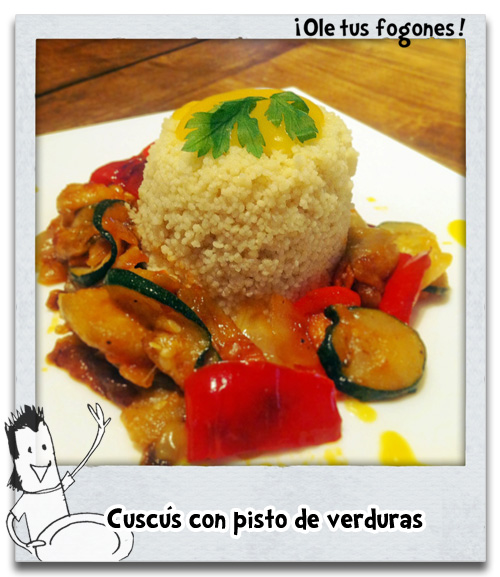 Cuscús con pisto de verduras