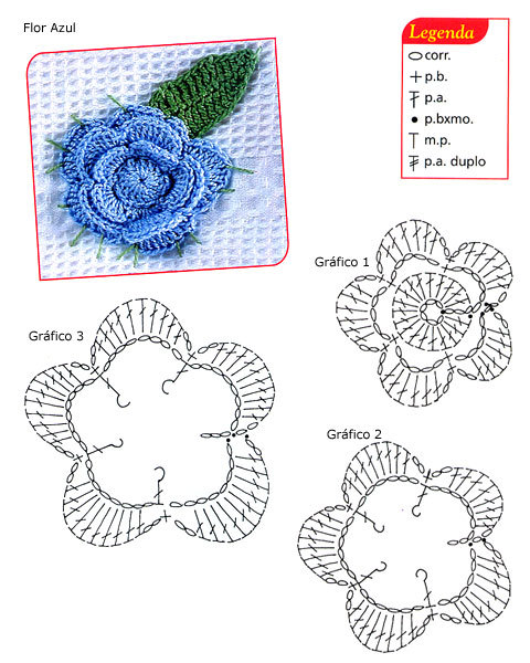 flores - Flores tejidas Dd+(5)