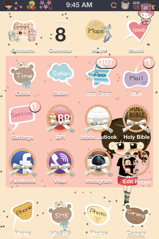 Cute Iphone Theme ♥HeavenNexT 312™♥