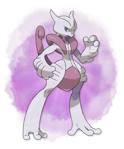 Mewtwo com uma nova mega evolução