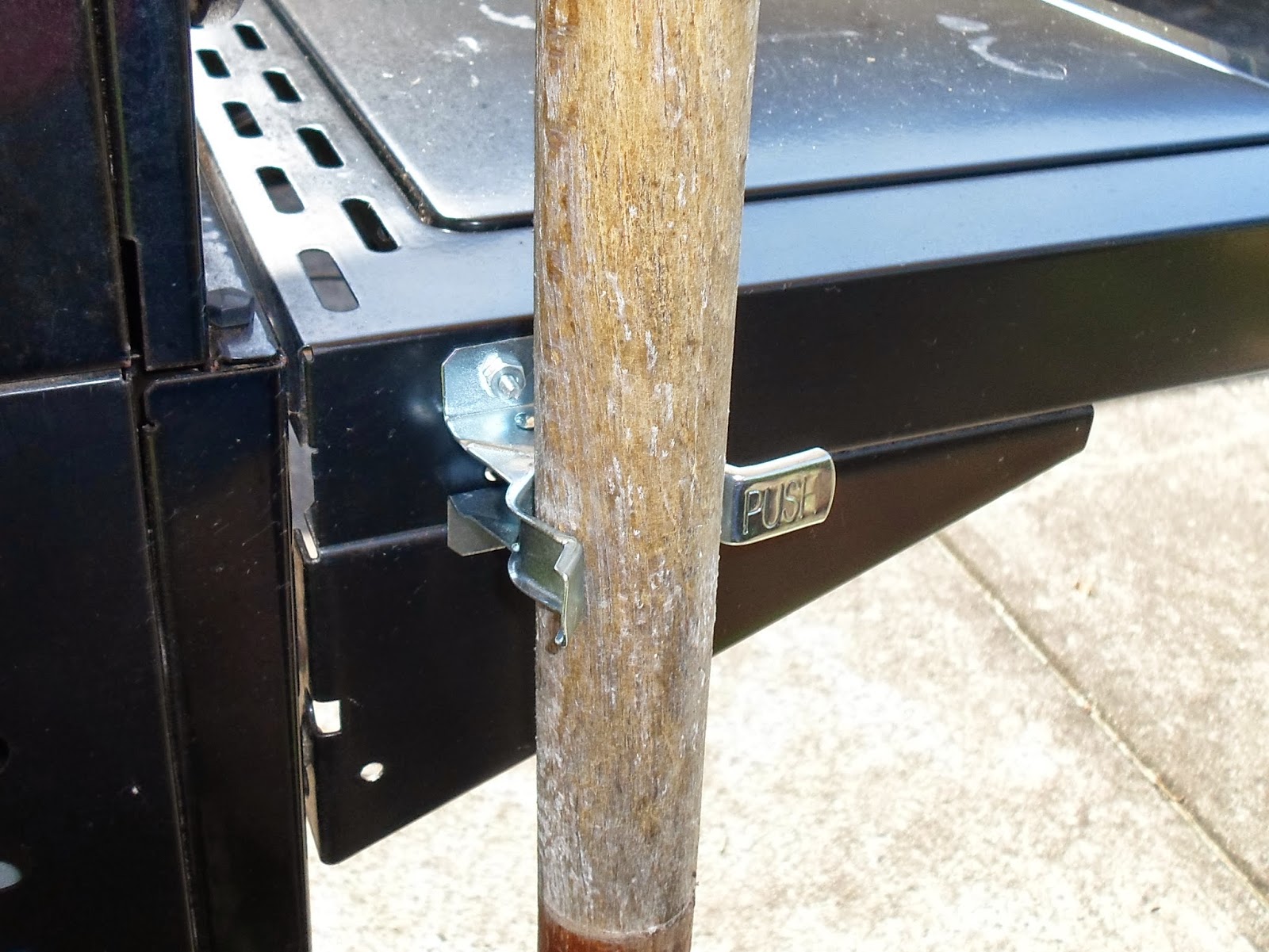 Happier Than A Pig In Mud 1.97 Umbrella Holder for Gas Grill