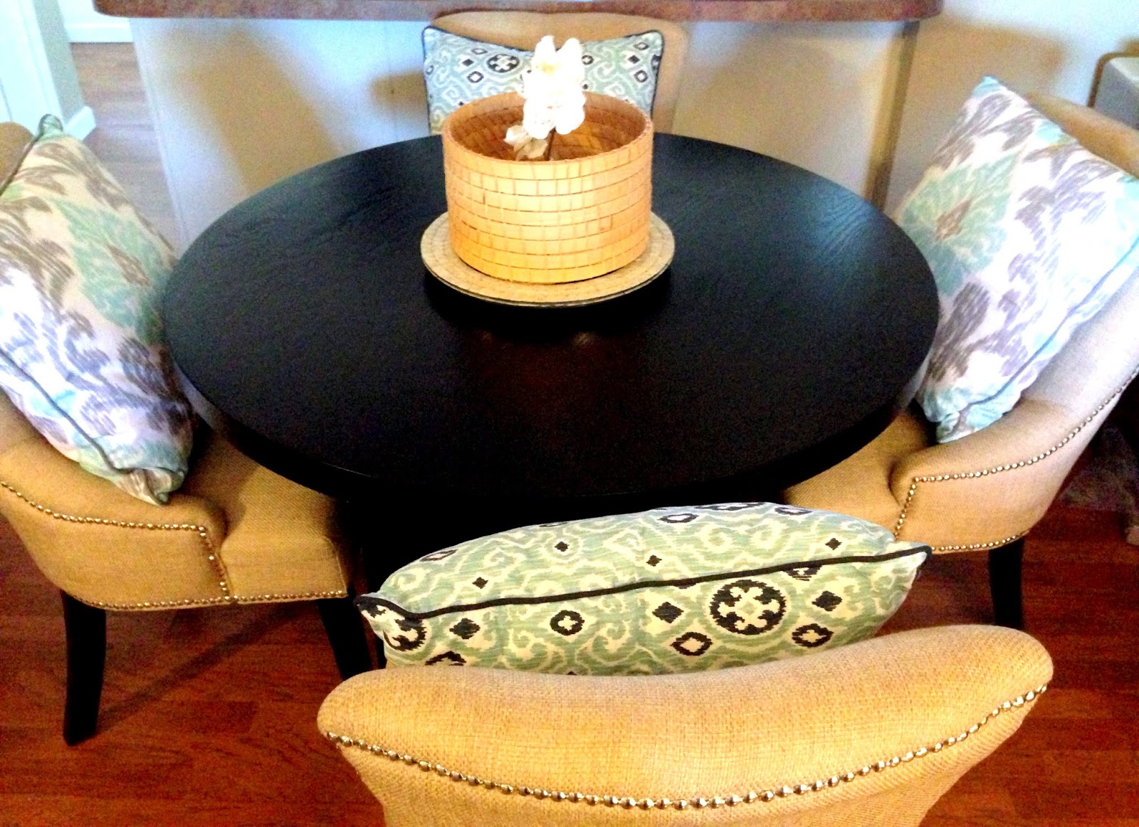 J.S.Lately Design PILLOWS IN YOUR DINING ROOM CHAIRS?