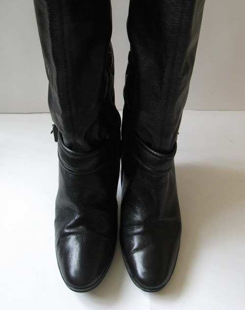 tall black boots size 11