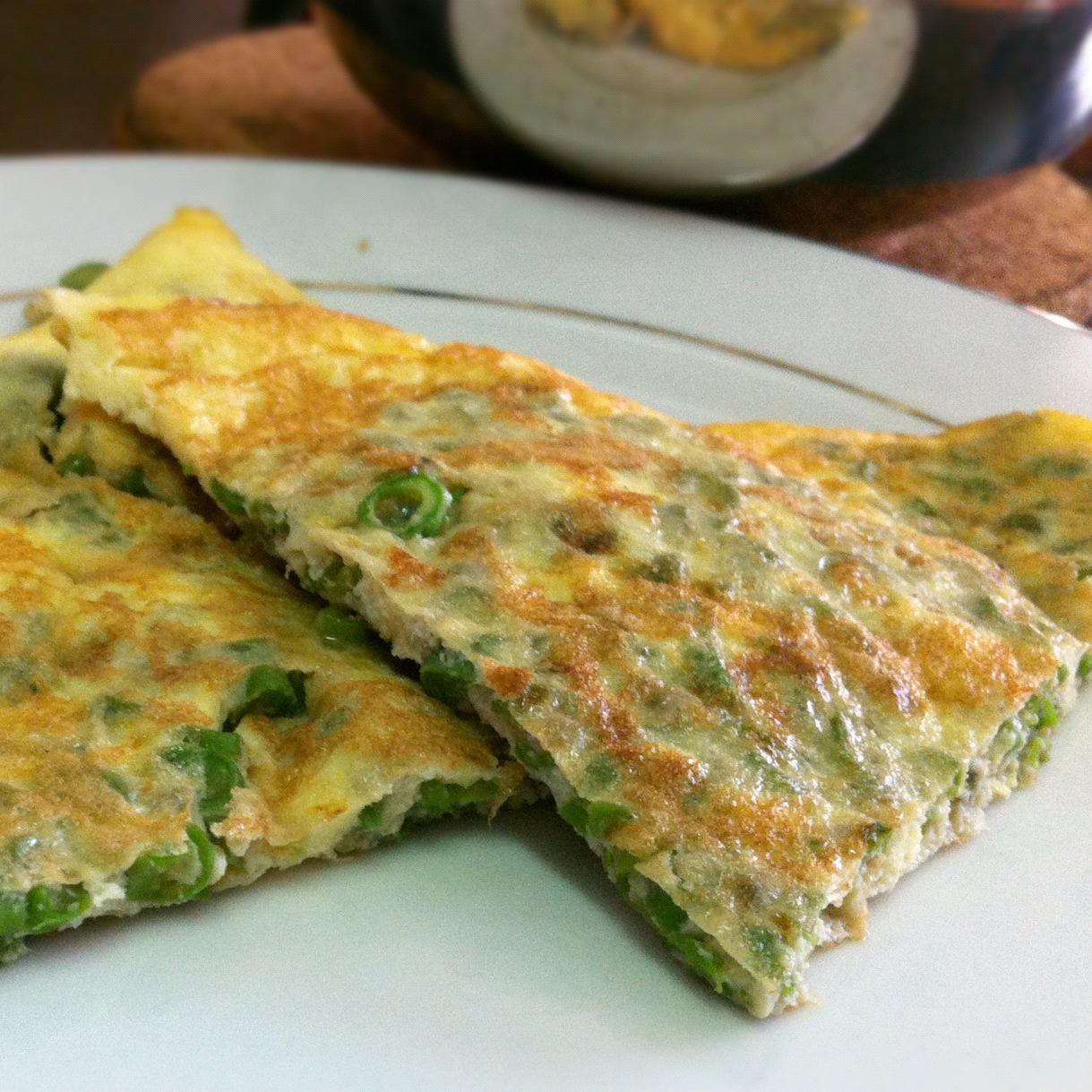 Confessions of a Weekend Cook Fried Long Bean Omelette