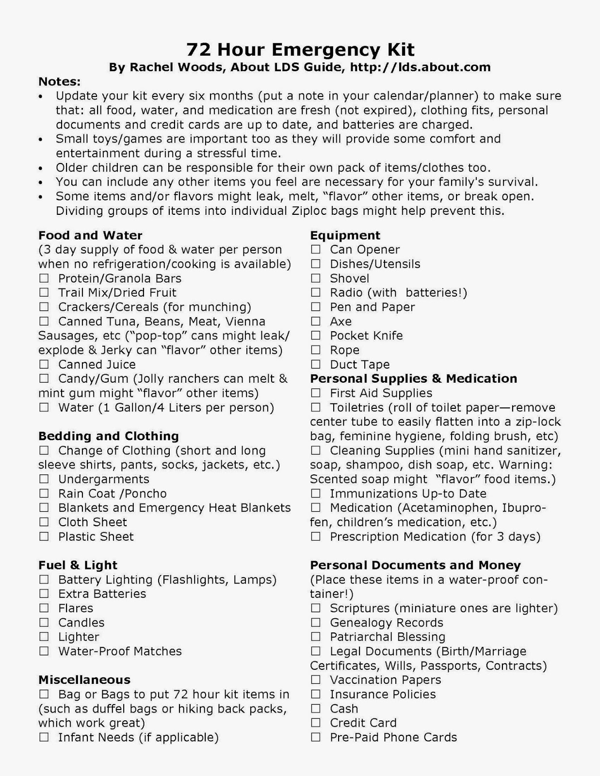 Visiting Teaching Tips, Handouts and Ideas Provident Living / Food