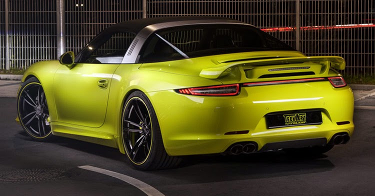 Is TechArt's Lime-Yellow Porsche 911 Targa 4 Refreshing or Nauseating?