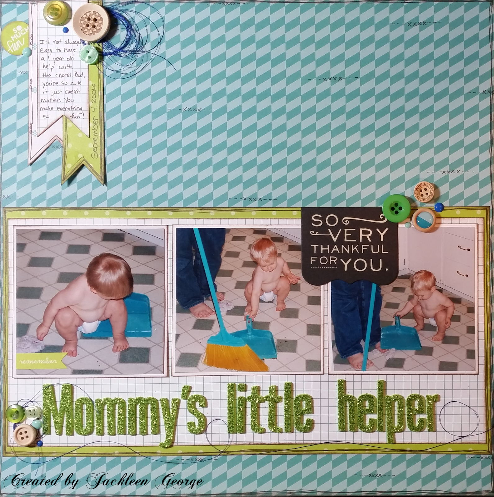 So Scrap Happy Mommy's Little Helper