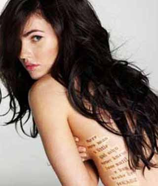 megan fox tattoos wrist. Megan Fox Tattoo