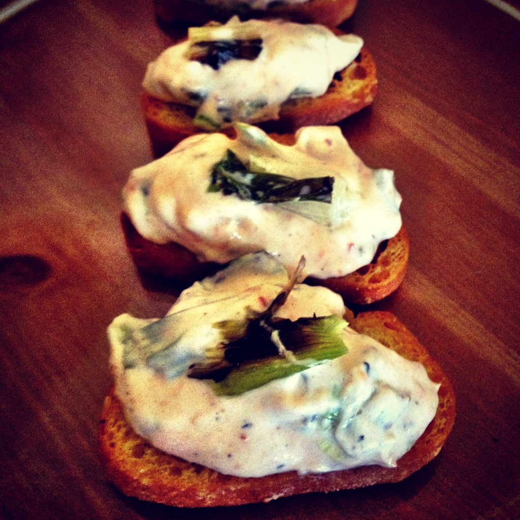 GRAIN OF SALTER Charred Scallion Aioli