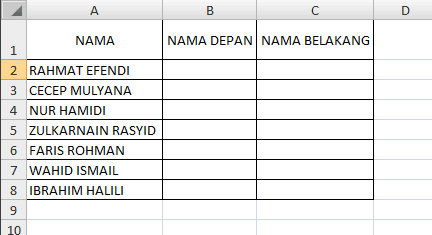 text to column