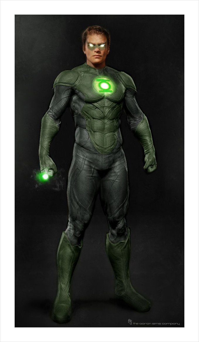 Cape Town Community Green Lantern Concept Art For The Film