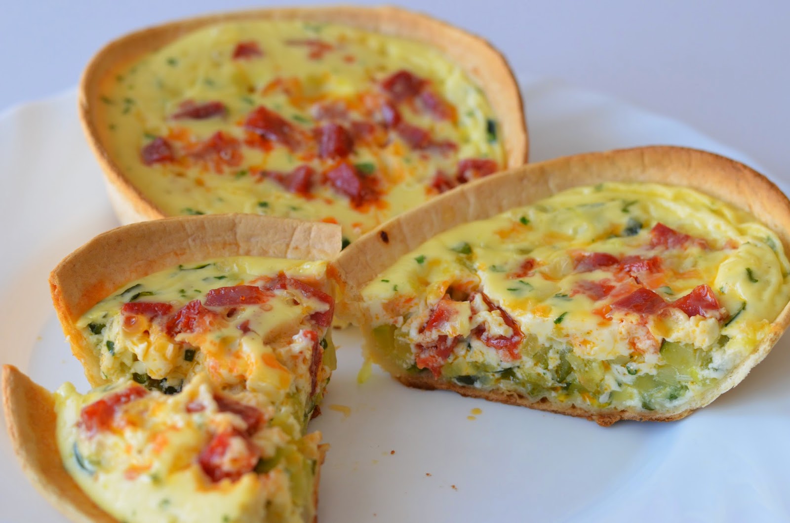 Leti blog Panadillas au flan de courgettes et chorizo