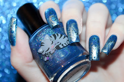 A Poseidon // ocean nail art