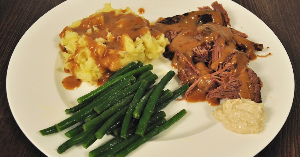 My Tiny Oven Slow Cooker Roast Beef and Gravy