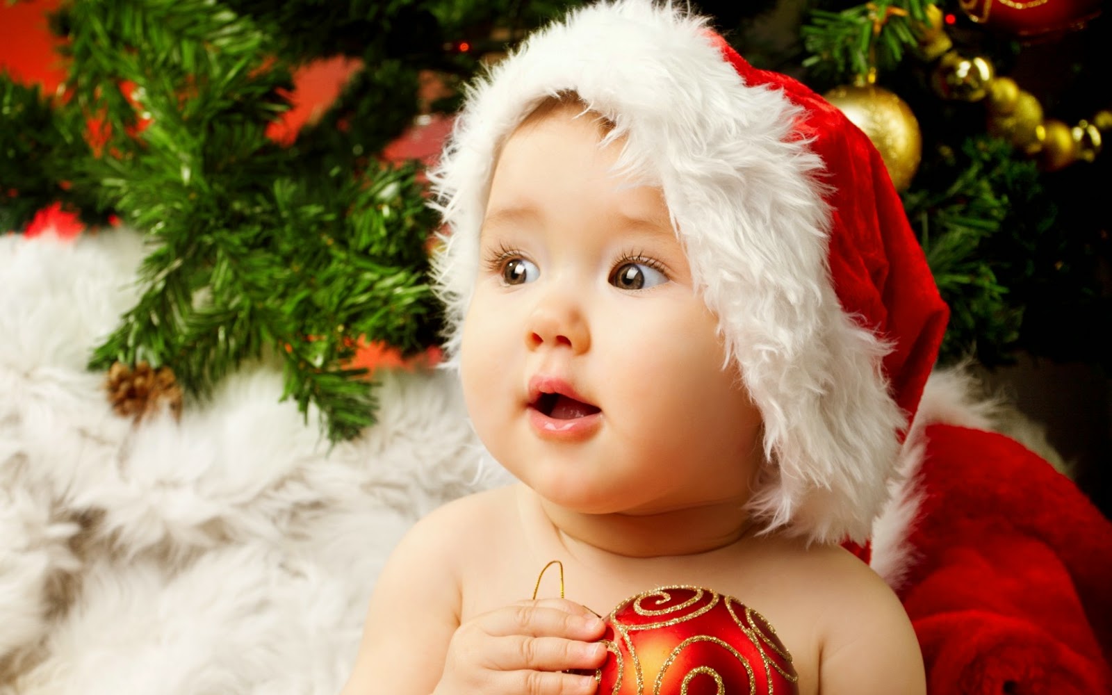 Koleksi Foto Bayi Bayi Lucu Merayakan Hari Natal Si Gambar