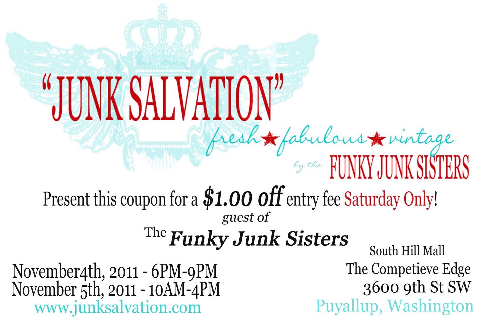 "Junk Salvation" by Funky Junk Sisters October 2011