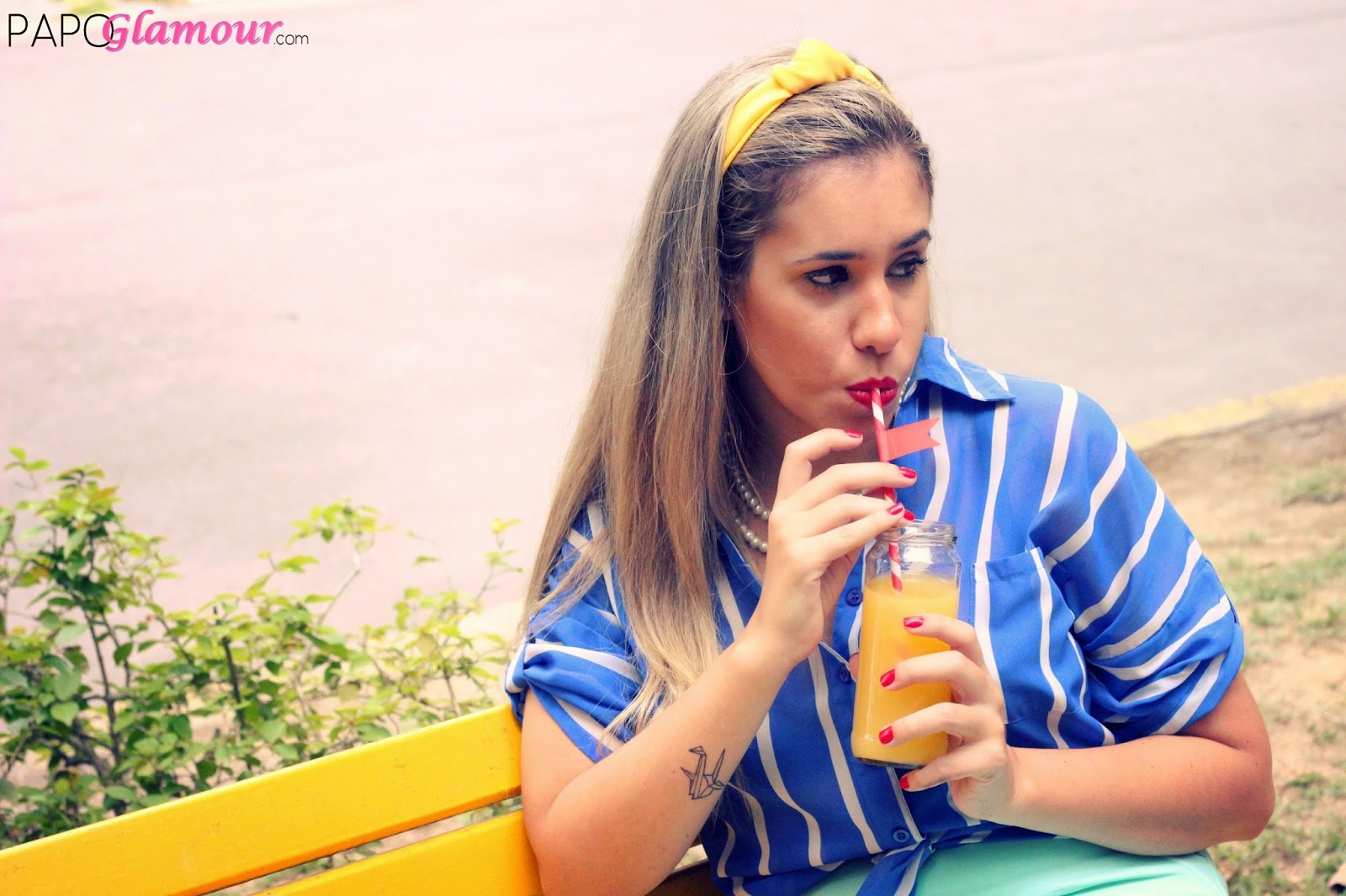 Look do dia : Verde amarelo e uma pitada de amor !! 11