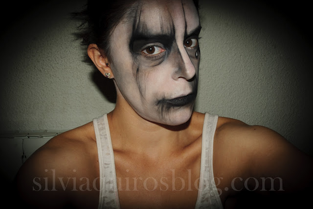 Maquillaje Halloween 16: Payaso diabólico, Halloween Make-up 16: Evil Clown, efectos especiales, special effets, Silvia Quirós
