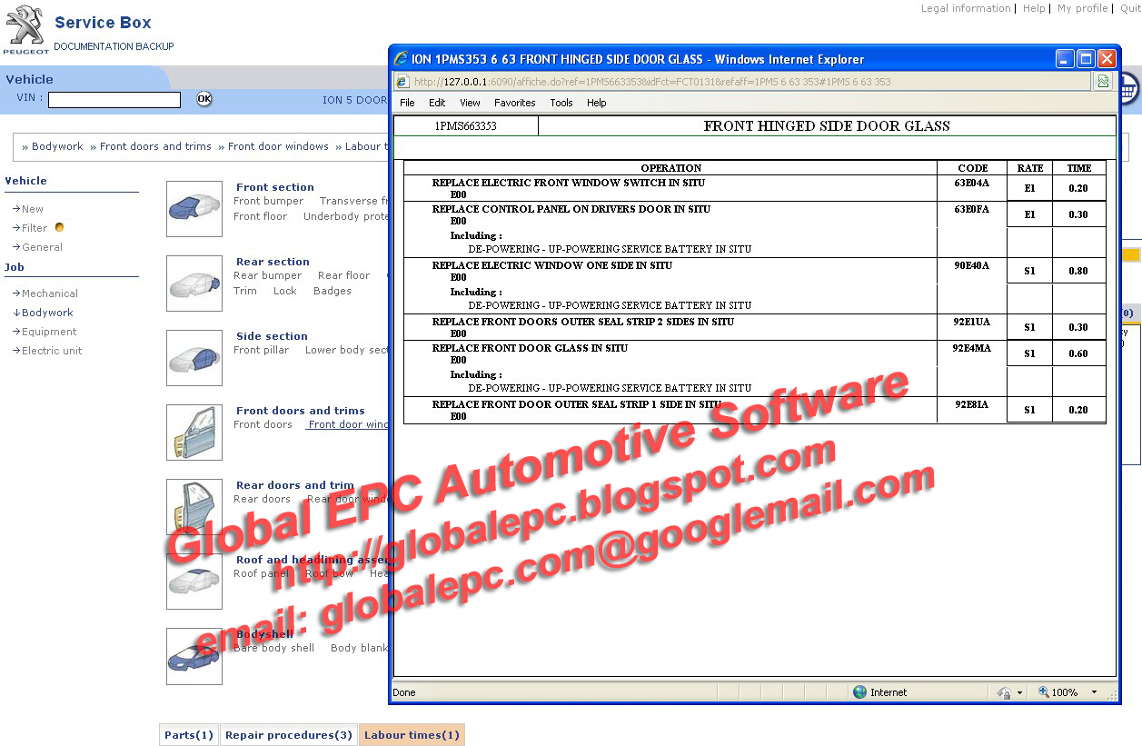 Citroen Service Box Backup Documentation Key Generator