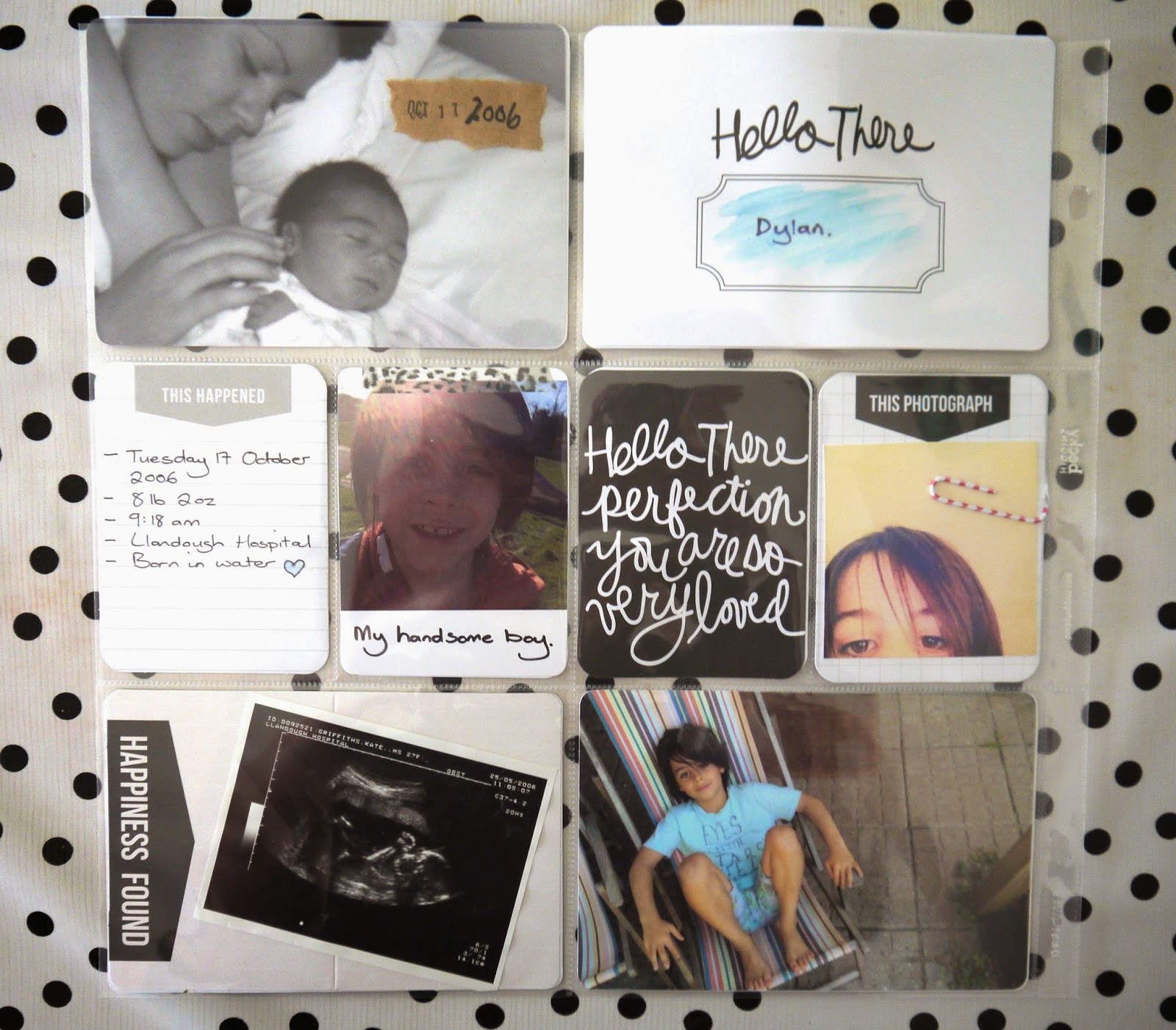 My Project Life scrapbook pages