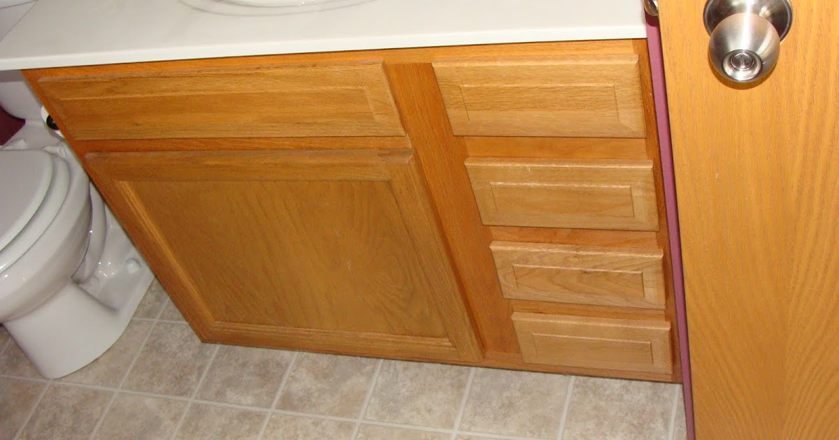 Adorable Expressions Bathroom vanity makeover