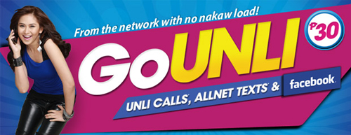GOUNLI - Unli Calls, AllNet Texts and Facebook - Globe