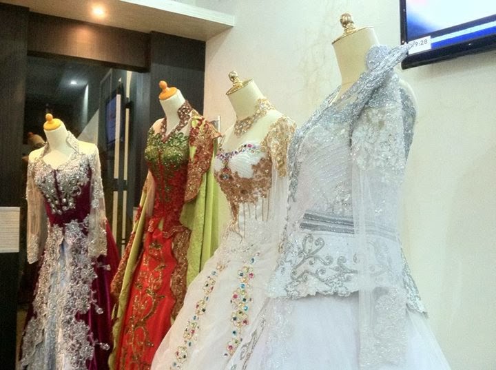 baju pengantin bugis modern renda