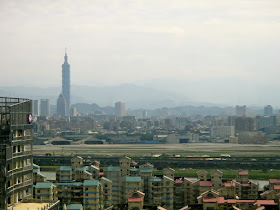 Taipei 101 View from Miramar Ferris Wheel