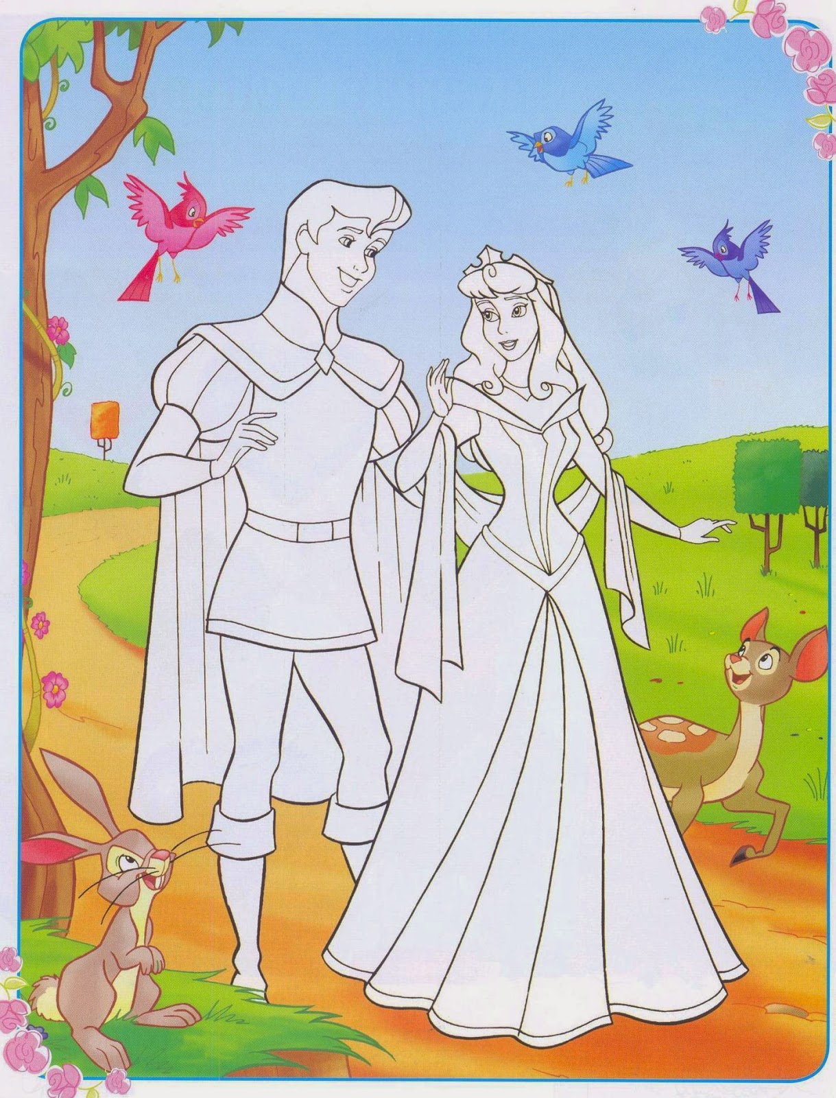 Coloring Pages Princess Aurora free printable coloring pages