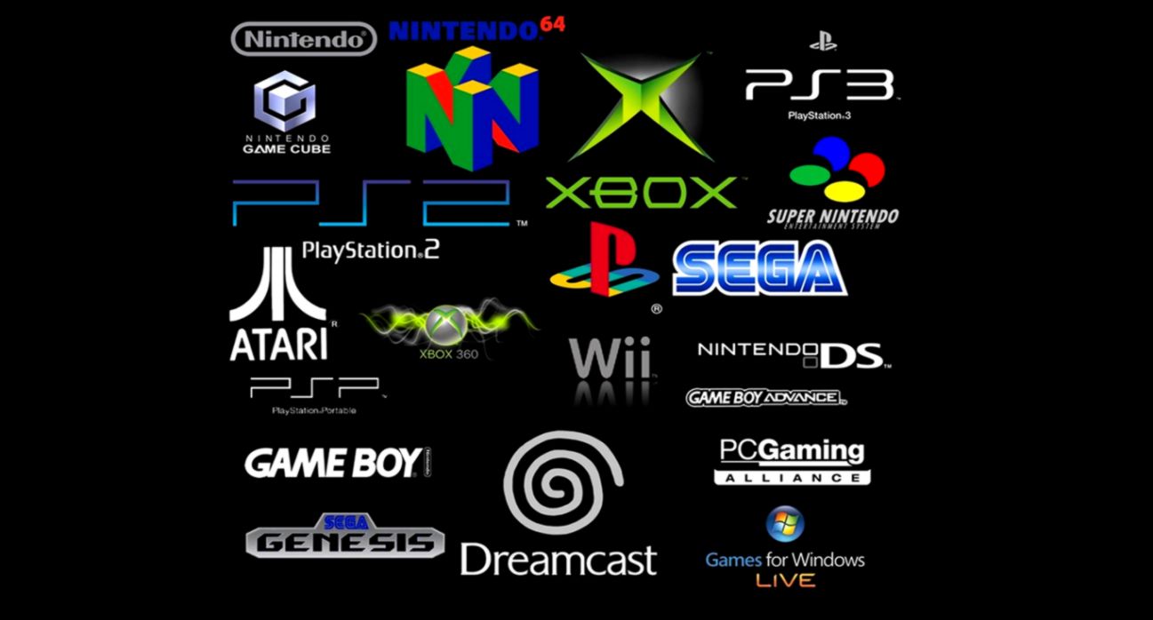 Atari Black Background Dreamcast Gameboy Logos Microsoft Nintendo Atari Black Background Dreamcast Gameboy Logos Microsoft Nintendo