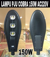 Lampu Jalan Cobra / PJU Cobra IP65 AC220V ( 50W , 100W , 150W )