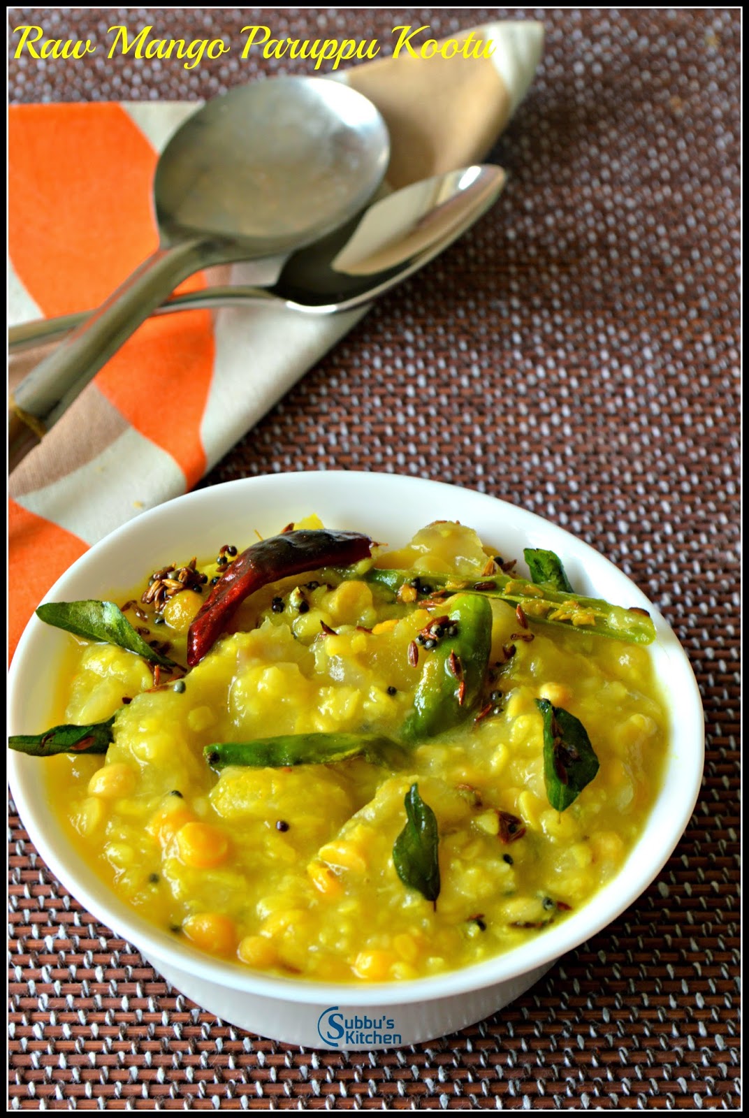 Raw Mango Paruppu Kootu Raw Mango Paruppu Kootu