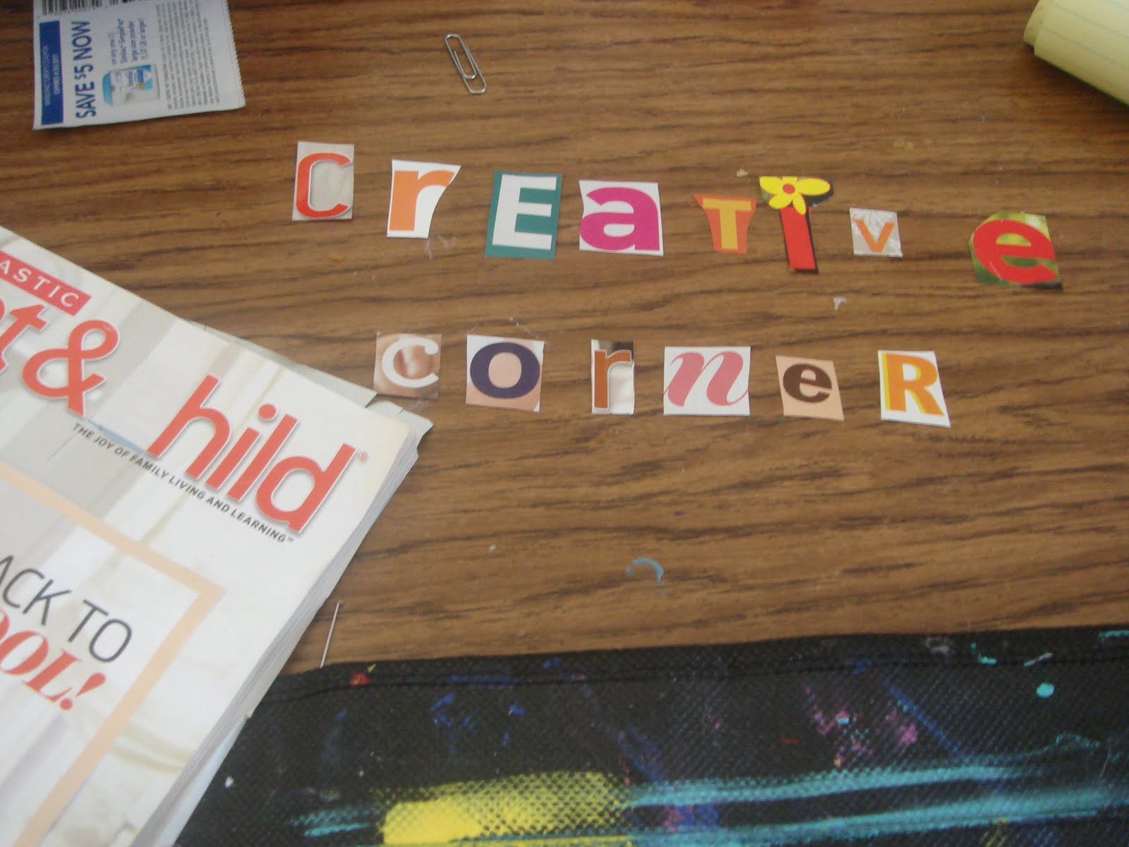 Thoughts from Tiffani: Creative Corner