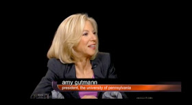 UPenn and Amy Gutmann and Charlie Rose