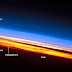 Pemandangan Sunset dari Luar Angkasa