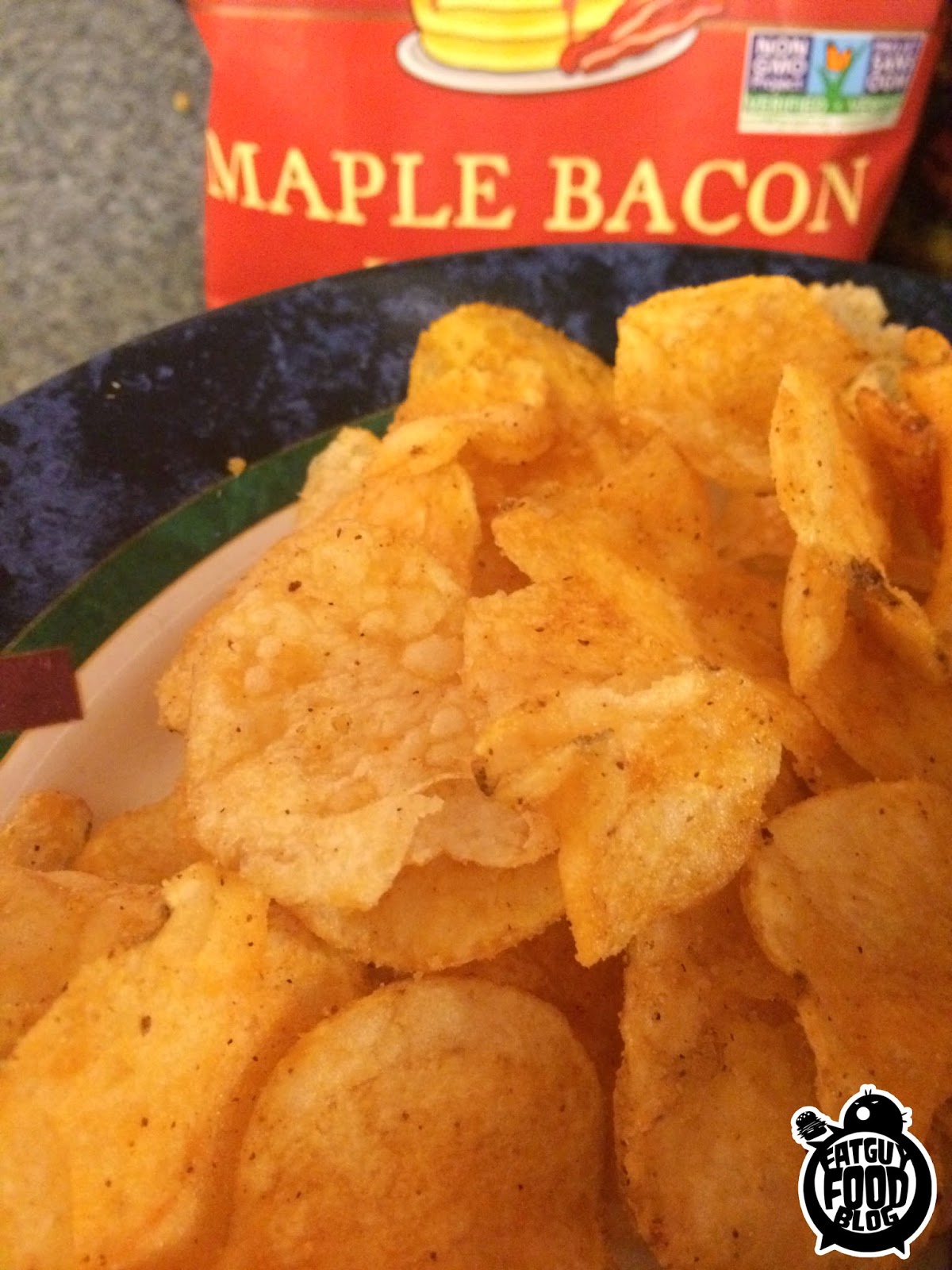 FATGUYFOODBLOG Kettle brand Maple Bacon potato chips!