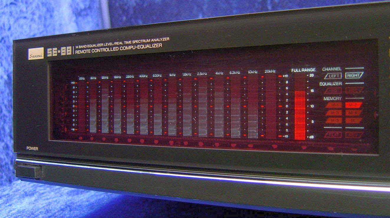 Sansui SE88 Digital Graphic Equalizer AudioBaza
