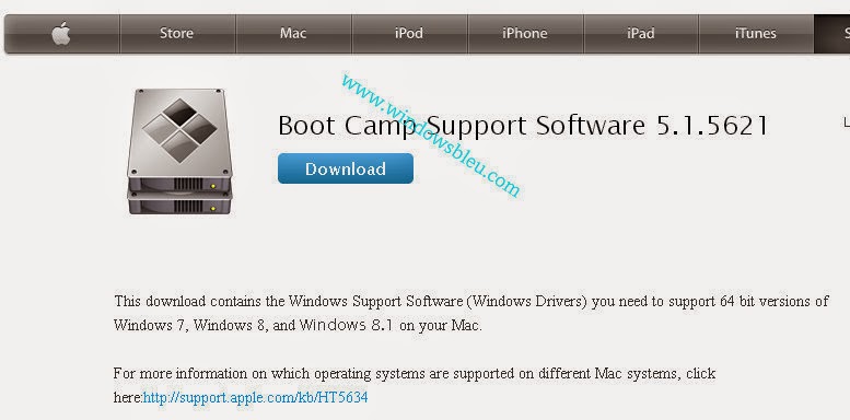 windows for mac bootcamp download