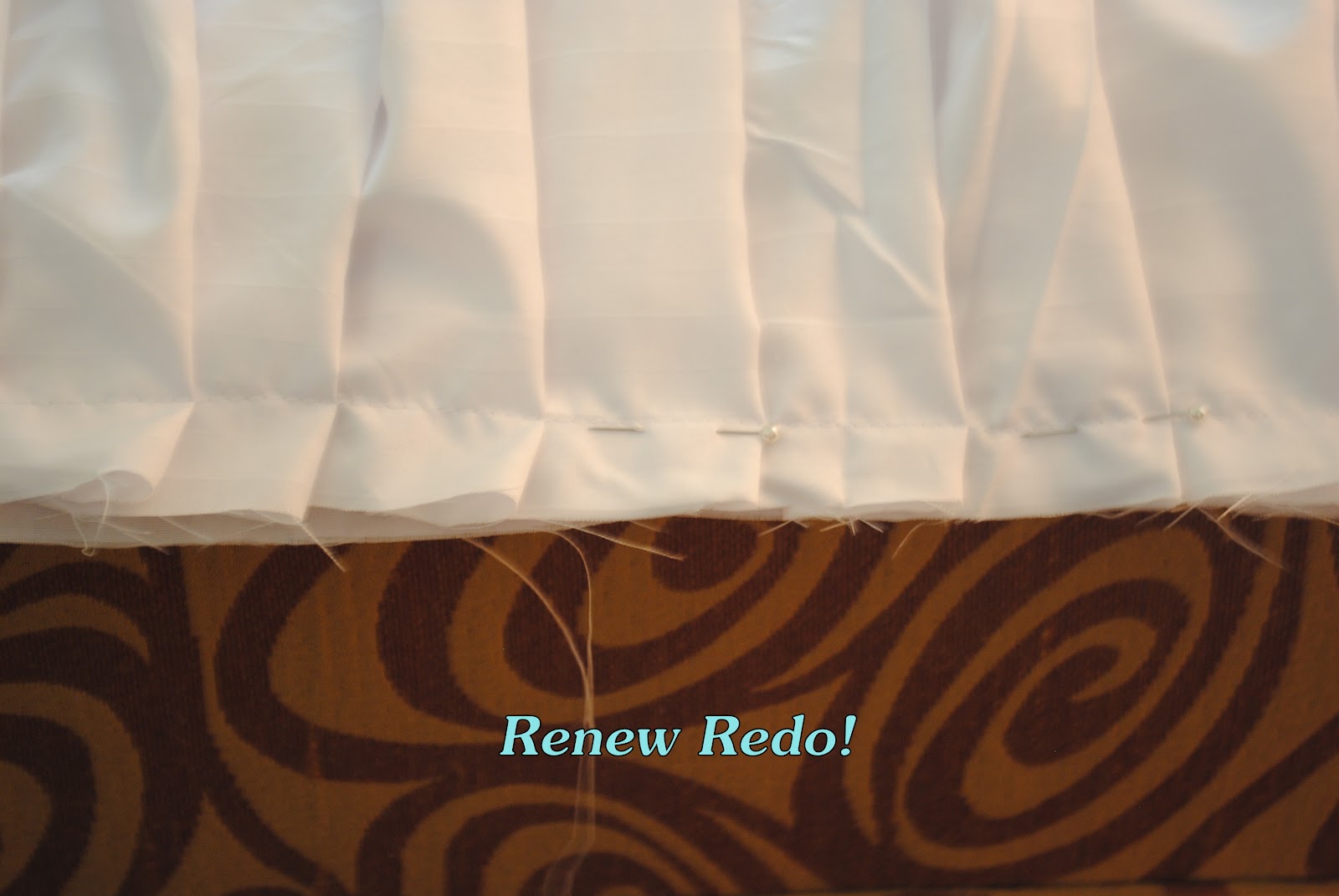ReNew ReDo! Cute Ruffled Chair Slipcover How To