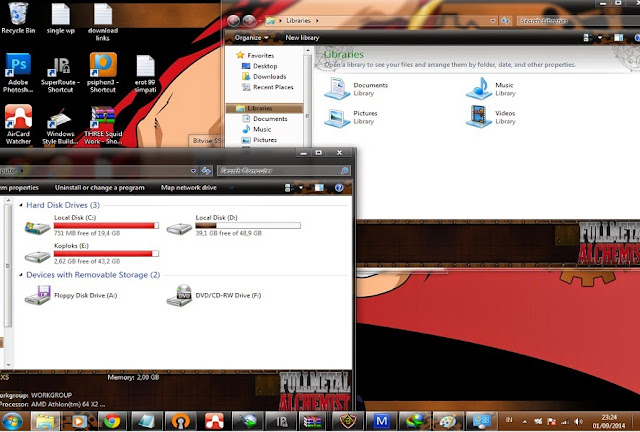 Fullmetal Alchemist [ Theme Win 7 ] 4