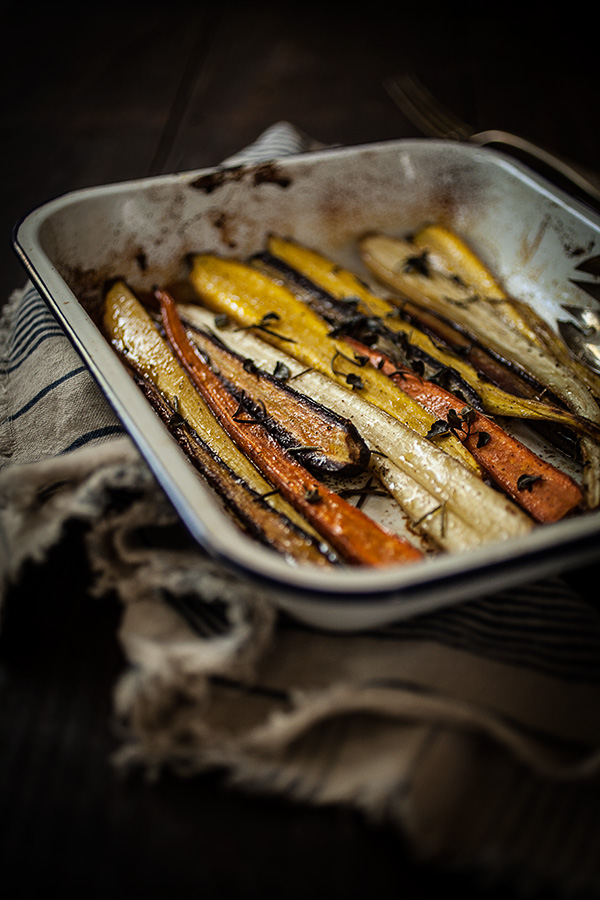 Honey Roasted Rainbow Carrots with Yogurt Sauce Bella Bonito