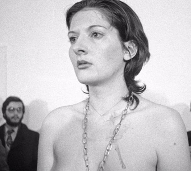 Her name is Marina Abramović. She's 66 years old. She’s from Serbia and based in NY. And she’s a performance artist. Performance art is essentially any form of art that is done in the presence of a live audience.