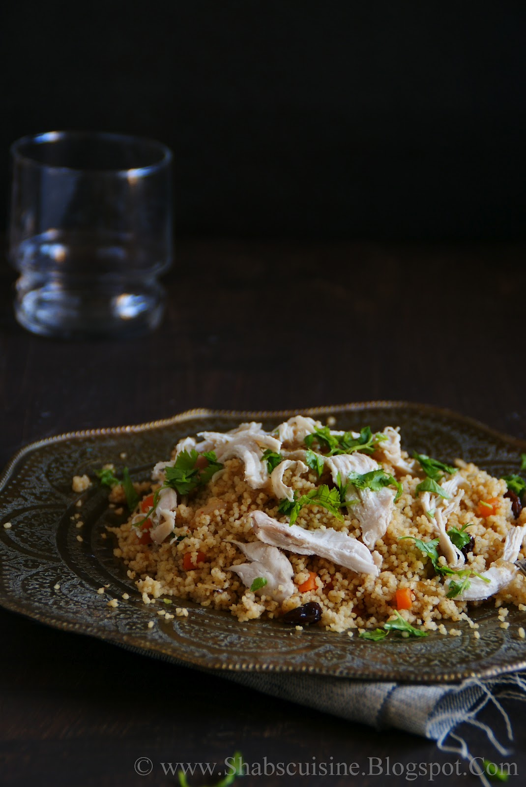 Shab's Cuisine Moghrabiyeh (Lebanese couscous)