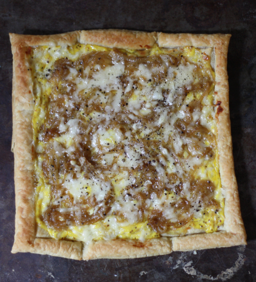 E.A.T. French Onion Tart with Gruyère
