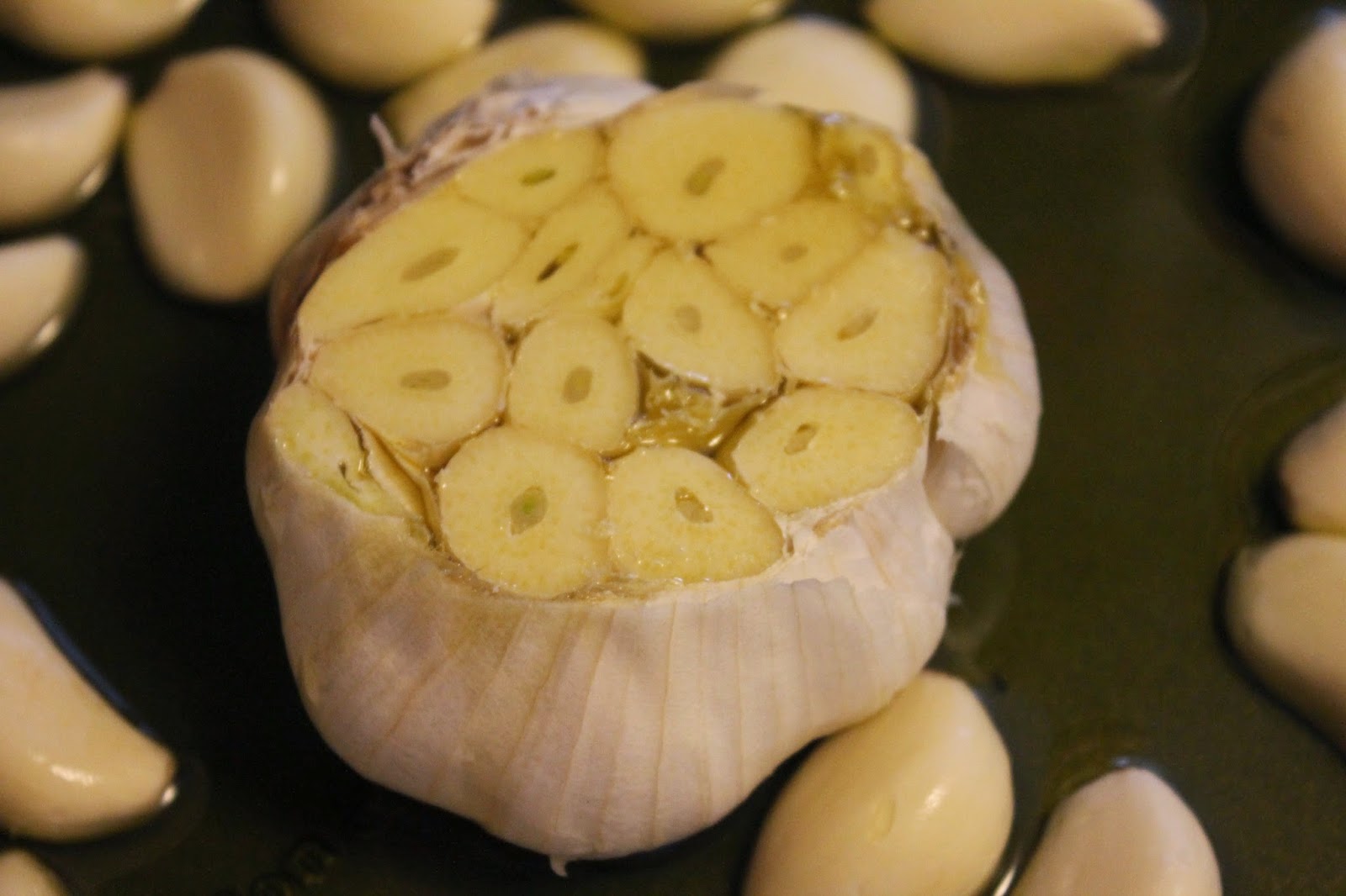 The Cultural Dish Roasted Garlic Infused Olive Oil